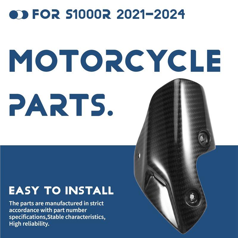 Carbon Fiber Exhaust Hood Heat Protection Cover For BMW S1000R 2026-2026 Motorcycle