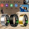 New Smart Ring Health Monitoring Heart Rate Blood Oxygen Sleep Monitor IP68 Waterproof Step Count Ring Sports Tracking Smartring