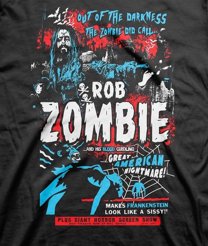Rob Zombie Zombie Did Call Shirt Classic Black Unisex S-5XL 1R0022 S