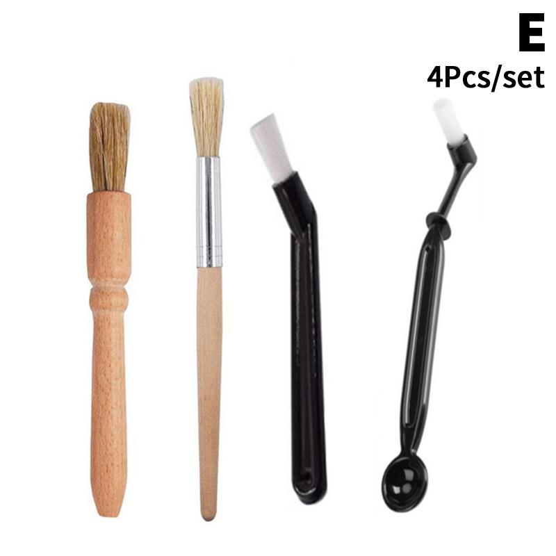 3/4/5/14Pcs Coffee Machine Cleaning Set Coffee Grinder Brush For Espresso Coffee Machine Brewing Group Head Cleaning Brush