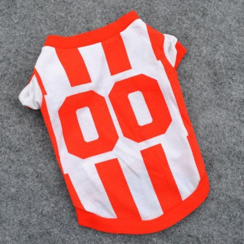 Haustierkleidung Welpenkleidung Klassischer Jersey-Stil Sportlicher Stil