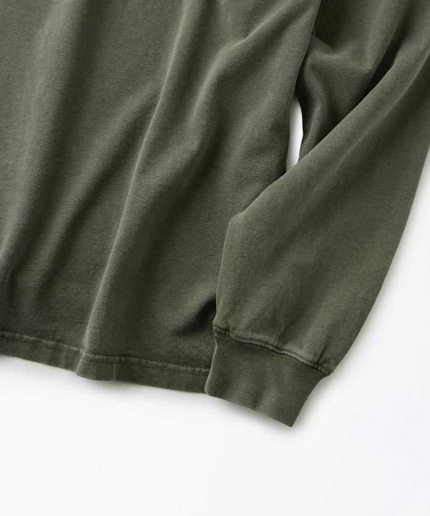 OUTSTANDING [2Pack] Vintage Washing Long Sleeve Tee_Vintage Olive/Vintage Charcoal