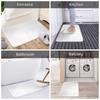 Zen Black Stones Bath Mat Green Bamboo Buddha Candle Spa Bathroom Decorations Bathtub Rug Bedroom Living Room Home Carpet