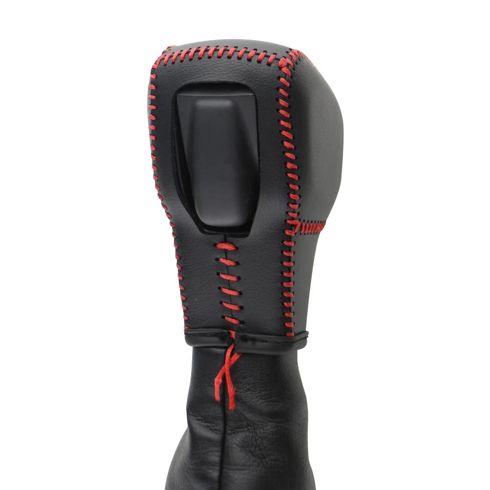 Kožený potah na hlavici řadicí páky pro Ford Everest Ranger 2020 - 2022 Kryty řadicí páky Samolepky na řadicí páku Příslušenství LHD RHD