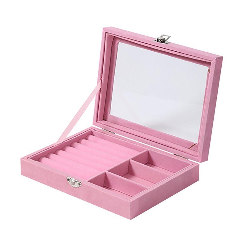 Velvet Necklace Display Tray Stackable Organizer Trays Showcase Drawer  Ring Bracelet Necklace