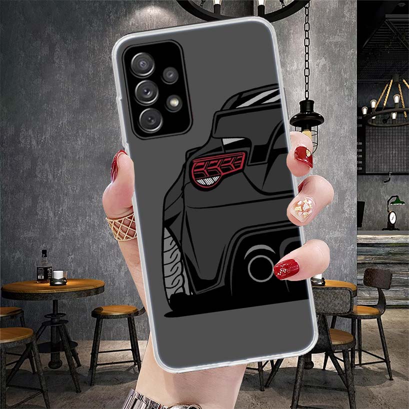 Japan JDM Sports Cars Comic Soft Phone Case For Samsung Galaxy A12 A22 A32 A52 A72 A02S A51 A50S A71 A70 A31 A20S Note 20 Ultra
