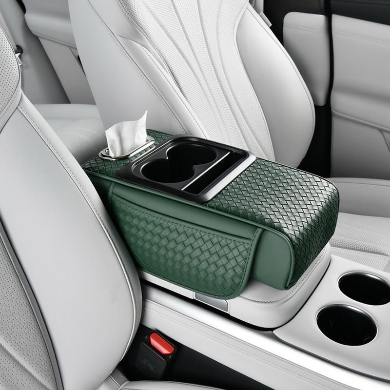 

Подлокотник автомобиля с коробкой для салфеток и держателем для бутылок, карманом для хранения телефона, подлокотником для салона автомобиля, подставкой для регулировки высоты грузового автомобиля