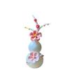 Handcrafted Ceramic Mini Vase for Fresh Flowers - Colorful Desktop Ornaments