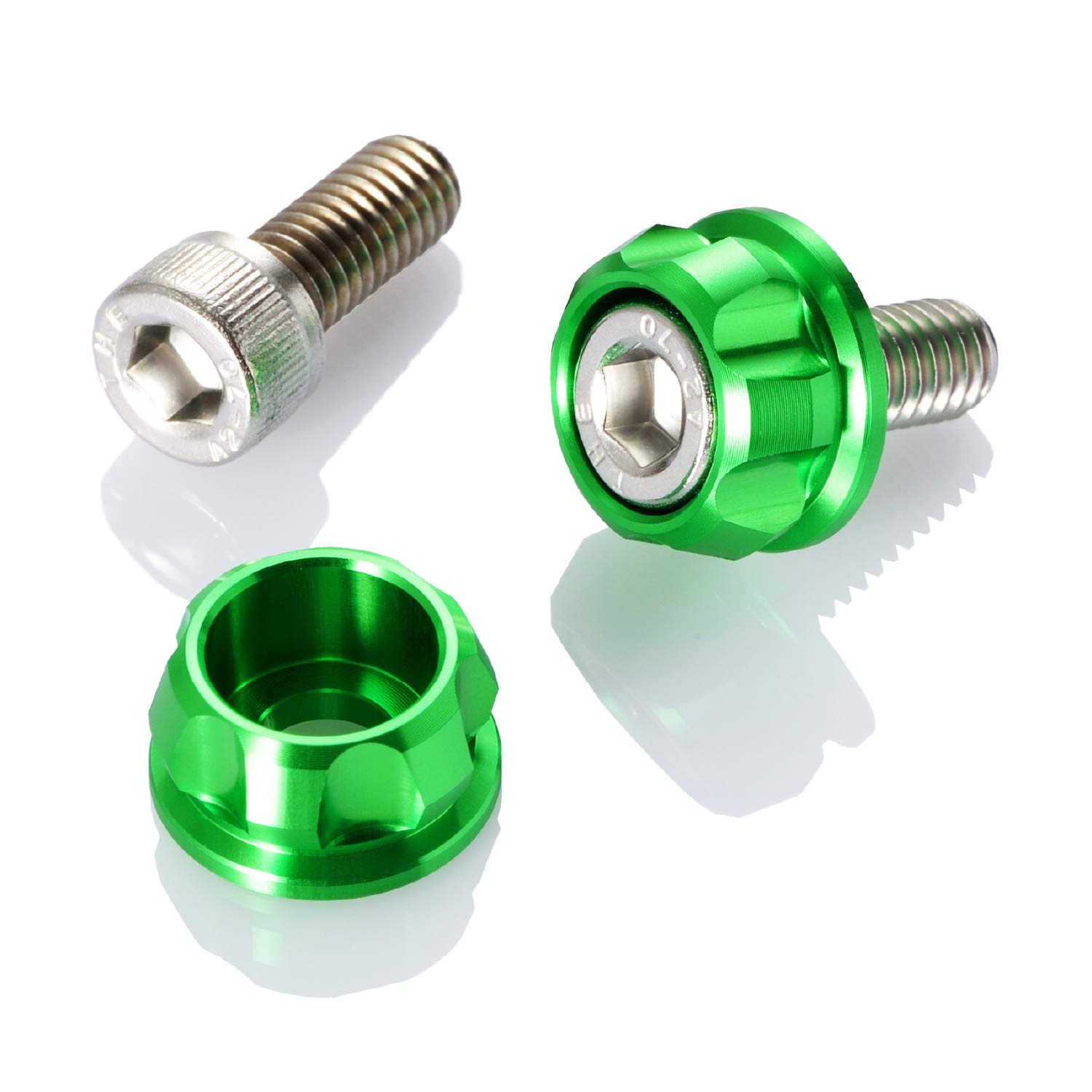 

Daytona Premium Zone License Plate Holder Set, model: 91948, lime_green