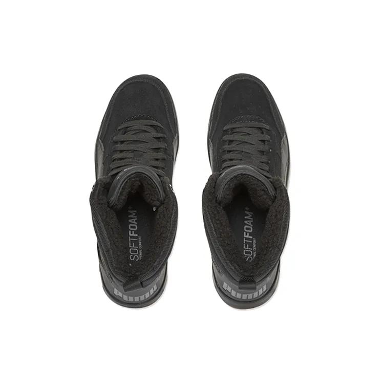 PUMA Rebound Street High Board Shoes Black (Unisex) Skate Shoes 366994 01