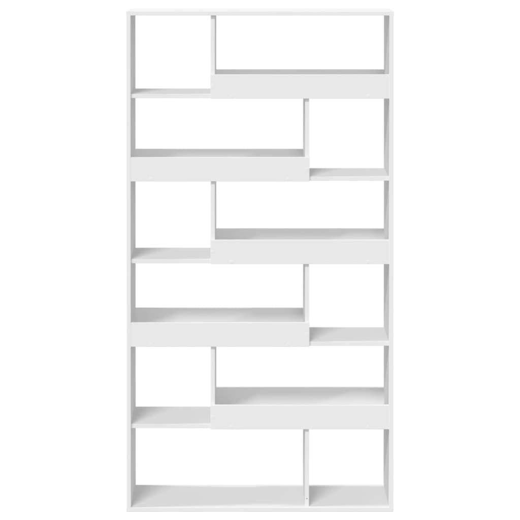 Vidaxl Regał/Przegroda, Biały, 100X33X187,5Cm, Materiał Drewnopochodny