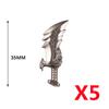 MOC Medieval Military Anime Figures Weapons Building Blocks Toys Soldiers Shield Sword Bow Trident Ax Gun Hammer DIY Gifts K027