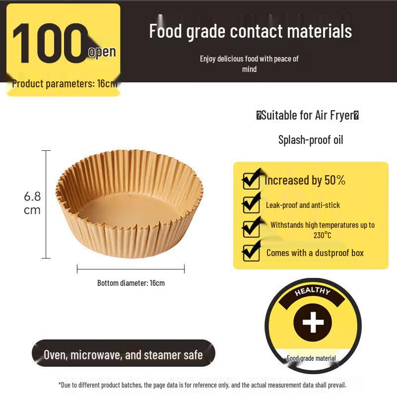 

COOKER KING Heightened Round Air Fryer Paper