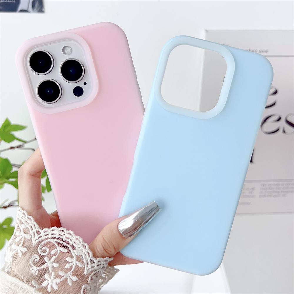Cheap Liquid Silicone Jelly Phone Case For IPhone 16 15 12 13 14 11 Pro 