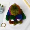 13CM Mini Frost Rabbit Women Cute Plush Fur Pompom Bunny Key Chains On Bags Car Trinket Wedding Party Toys Gift Bag Charm