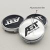 4pcs 60mm ABT logo Car Badge Wheel Center Hub Caps Badge Covers sticker Styling Accessories