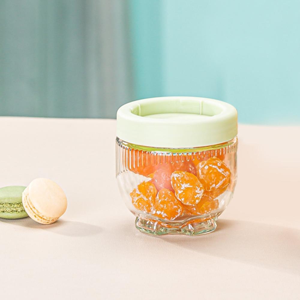 

Герметичные крышки Стеклянная банка Прозрачная банка для хранения продуктов Новые стеклянные банки для хранения для закусок 300ml