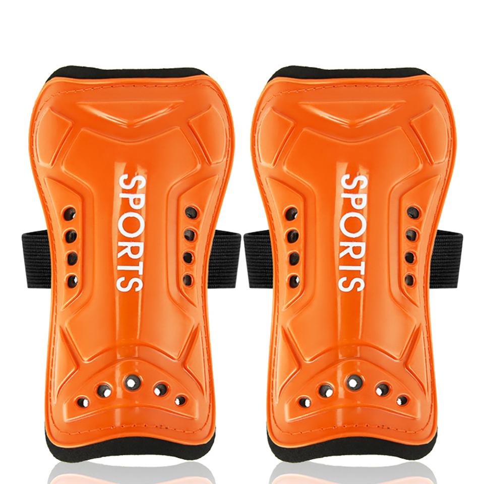 Loogdeel 1Pair Soccer Shin Guards for Children Youth Adults Football Leg Pads Calf Protection Shin Support Straps