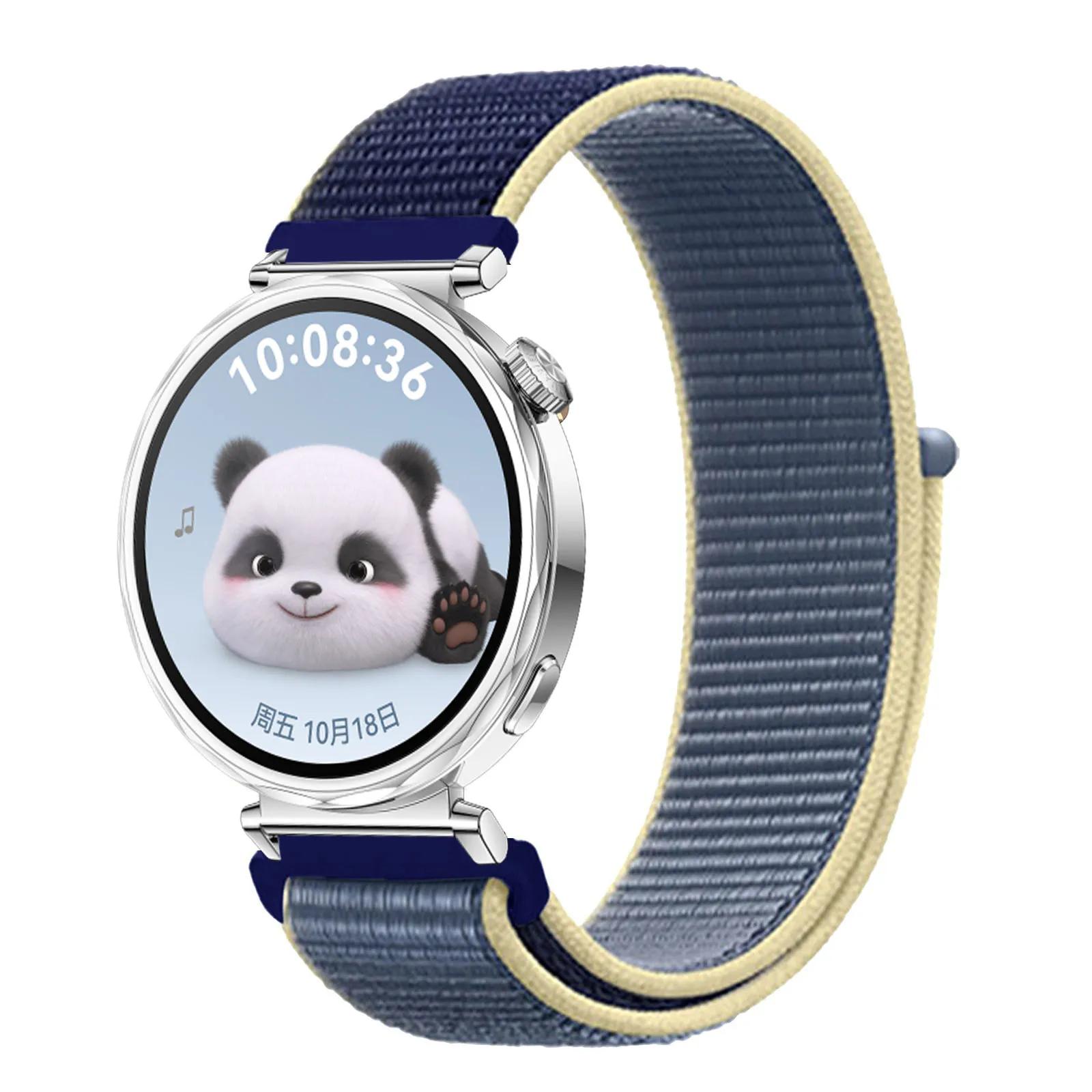 

18mm Nylon Strap for Huawei Watch GT5 Pro 42mm Breathable Wristband for Huawei Watch GT5/GT4 41mm Sport Bracelet Accessories Huawei GT5 41mm