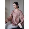 JK&JS New Chinese Style Floral Blouse