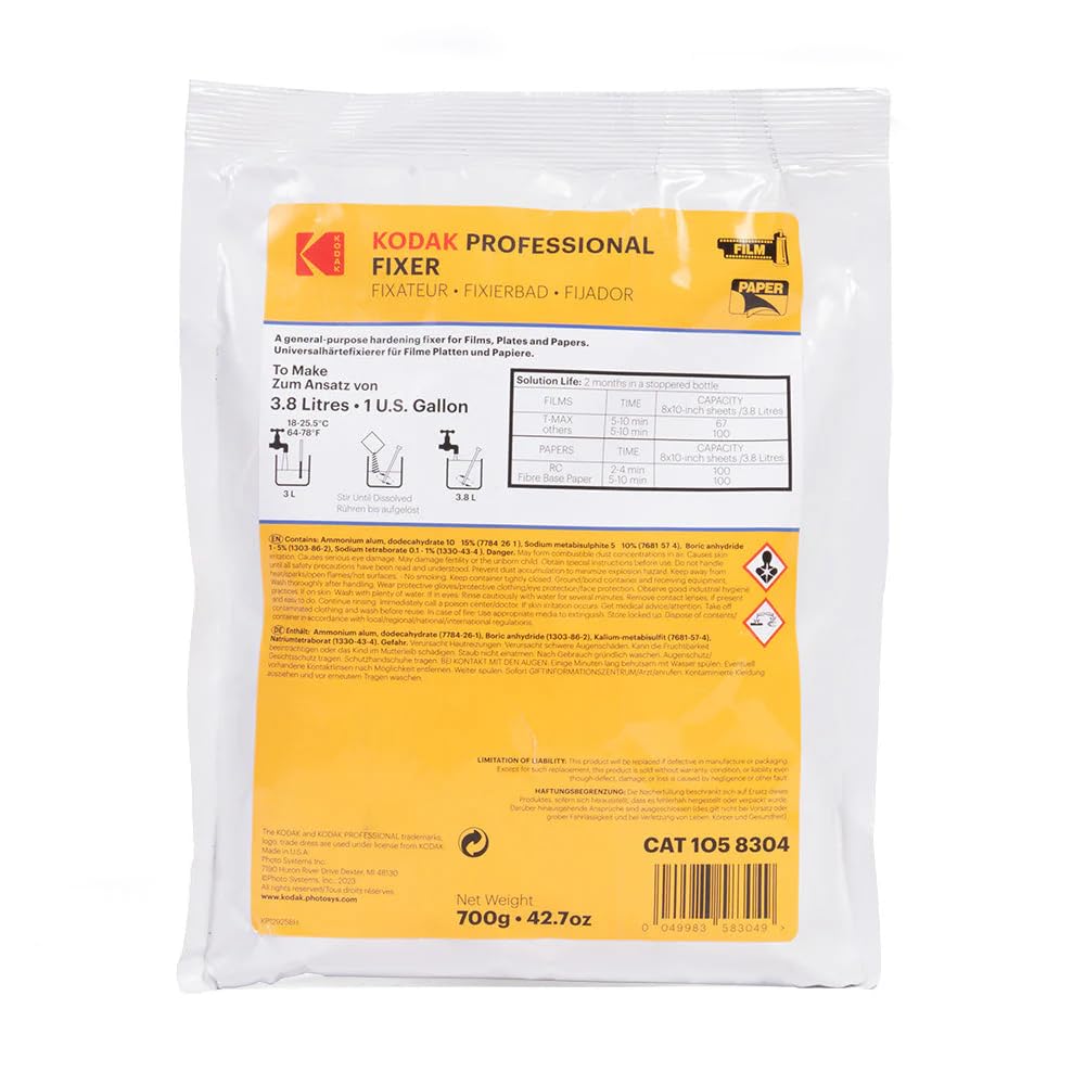 

Kodak Fixer Powder 1gal 1058304