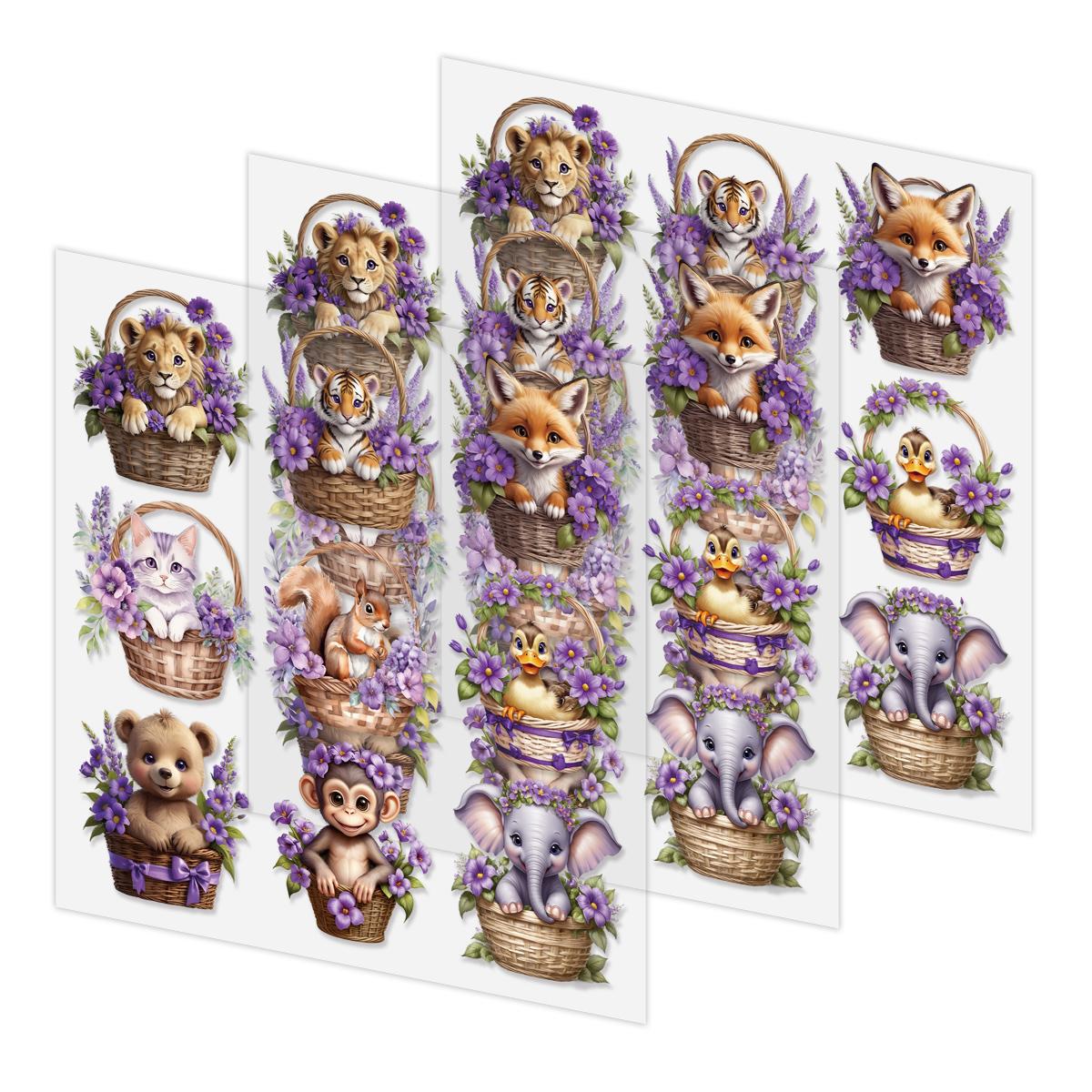 

Животные Термонаклейки Цветочные Корзины Наклейки Одежды Термопресс Аппликация Толстовки Футболки Diy Parches Ropa Животные Нашивки