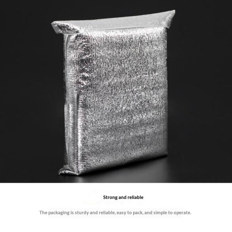 Aluminum Foil Cooler Bag Insulation Folding Picnic Portable Food Thermal Packing Bag Food Delivery Drink Carrier Insulated Bag