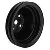 Crankshaft Pulley Double Groove Long Water Pump Pulley Replacement for Chevy Small Block SBC 262 350 400 Engine