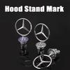 1Pcs Car Star Logo Hood Badge Front Metal EmblemFor Mercedes Benz Maybach C E S Class W204 W205 W212 W213 W211 W220 W222 W223