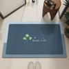 Diatomaceous Earth Bathroom Floor Mats Bathtub Ant Slip Bath Mat Quick Drying Shower Floor Toilet Rugs Doormat Washable