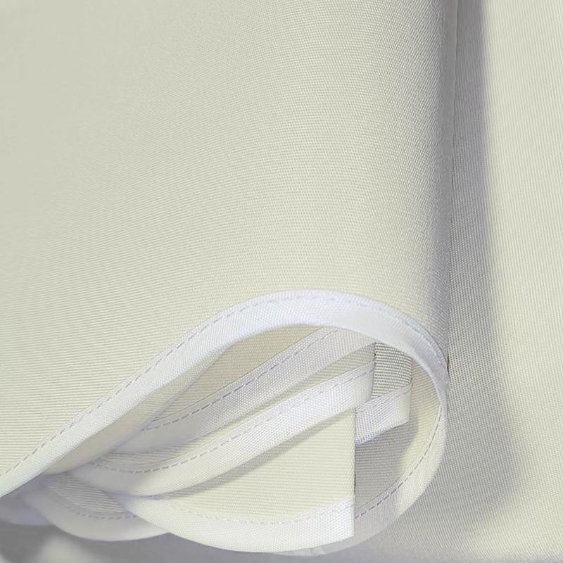 Cream Color Solid Beige Canopy Replacement Cloth Poly Fabric Outdoor Awning Waterproof Material Store Banner UV Block