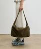 Christine Project Stud Suede Bulky Bag(Matcha)