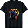 Black Labrador Lover Colorful Pop Art Black Lab T-Shirt