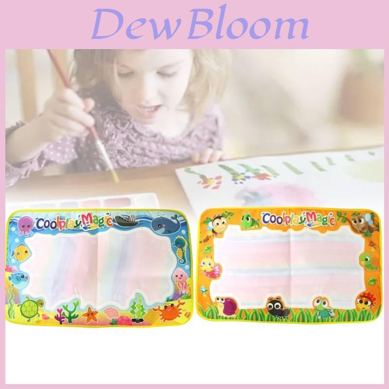 Reusable Cloth Water Drawing Mat Ocean Animal Doodle Board Sensory Play Educational Toy For Kids Toddlers