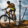 300PSI Bicycle Air Pump with Gauge MTB Bike Shock Pump Schrader  Valve Bike Tire Air Pump for Front Fork Rear Suspension