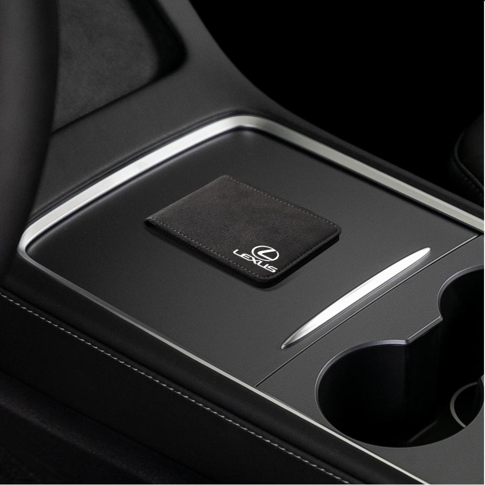 Car ID Package Card Clip Driver License Cover Suede Storage Credit Cards Wallet For LEXUS ES 300H ES300H ES350 RX GX LS LX IS GS