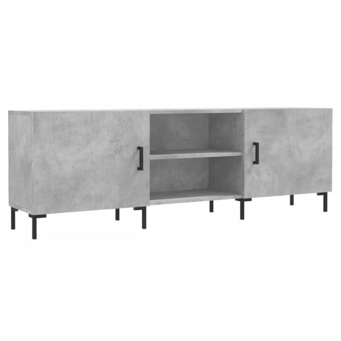 VidaXL TV Stand Concrete Grey 150x30x50 Cm Engineered Wood 829104