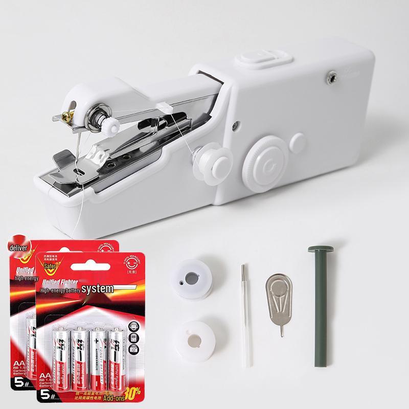 Beginner's Portable Handheld Electric Sewing Machine Set for DIY Tailoring