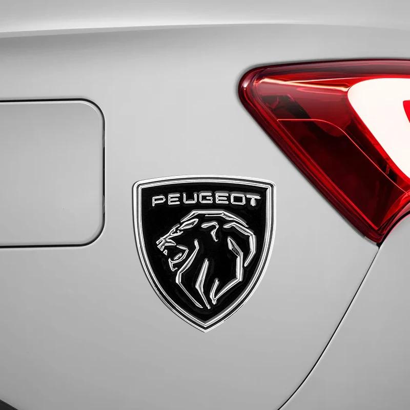 Auto 3D kovové odznaky Kufr Karoserie Okno Boční Dekorace Samolepka Pro Peugeot 408 4008 308 3008 Rifter 5008 508 2008 208 301 RCZ 407