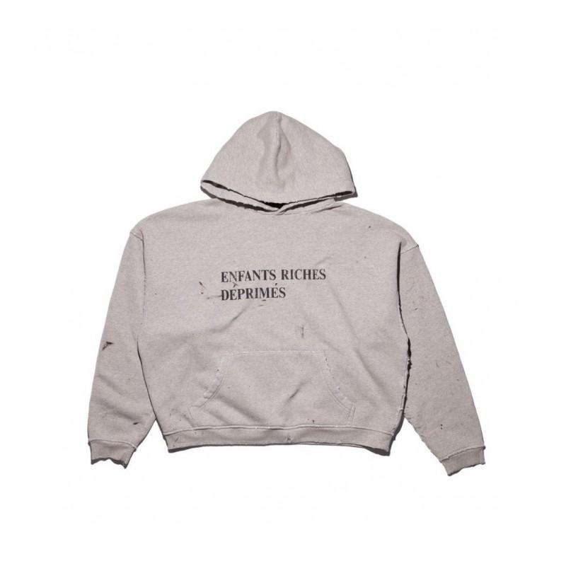 Unisex Vintage Washed Cotton Hoodie With Graphic Print Loose Fit Streetwear