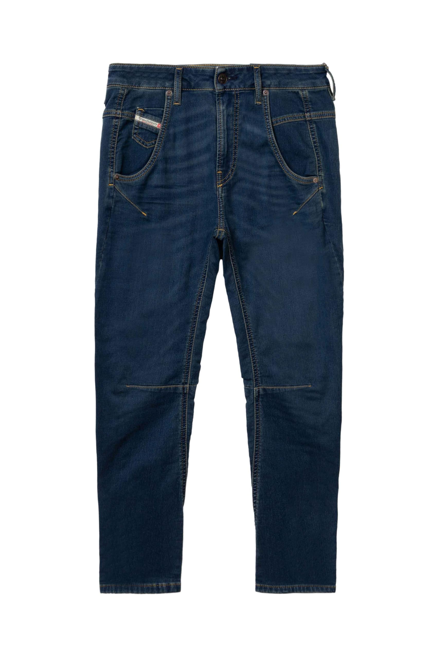 

Джинсы-джоггеры из денима Boyfriend 00CYQVR9H21 01 Индиго Синий 25 [Diesel] Женские FAYZA-NER9H21