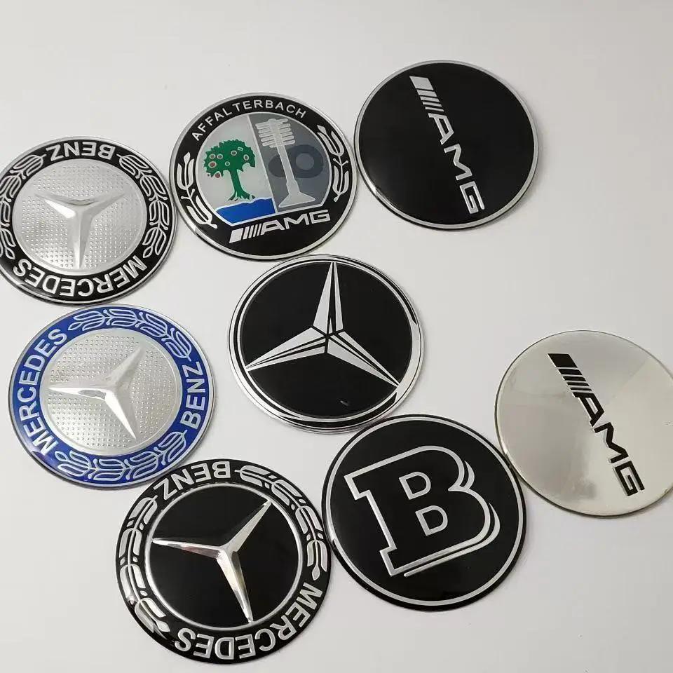 56mm 60mm 65mm 75mm Auto Velje Keskkaane Embleemi Kleebis Mercedes Benz W204 W205 W212 W213 W221 W177 W246 GLA GLC CLA A jaoks