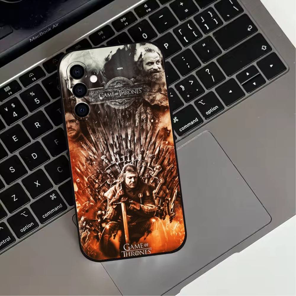 Game of T-Thrones The I-Iron T-Throne Phone Case For Samsung Galaxy A73,A72,A71,A70,A53,A52,A51,Soft Silicone Black Cover