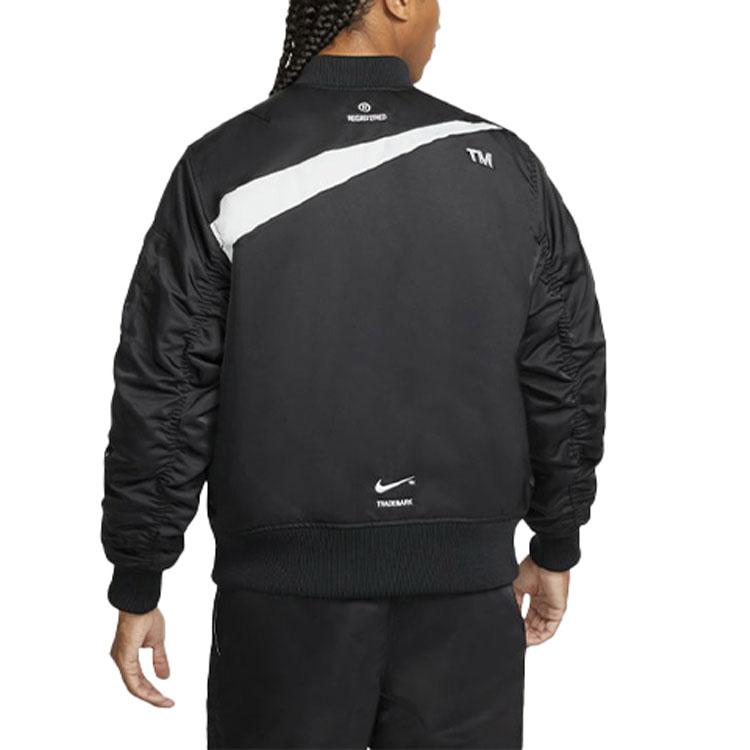 Nike Sportswear Swoosh Therma-FIT Reversible Bomber Jacket Black/Photon Dust DD6056-010
