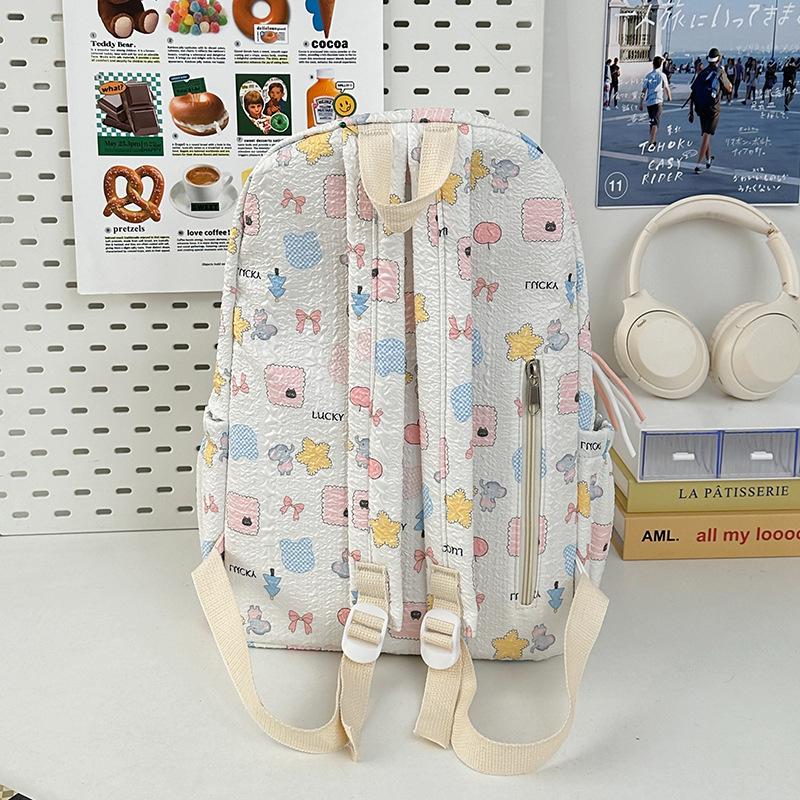 School bag High value college student school bag ins Cute large capacity soft girl girl backpack Versatile travel backpack
