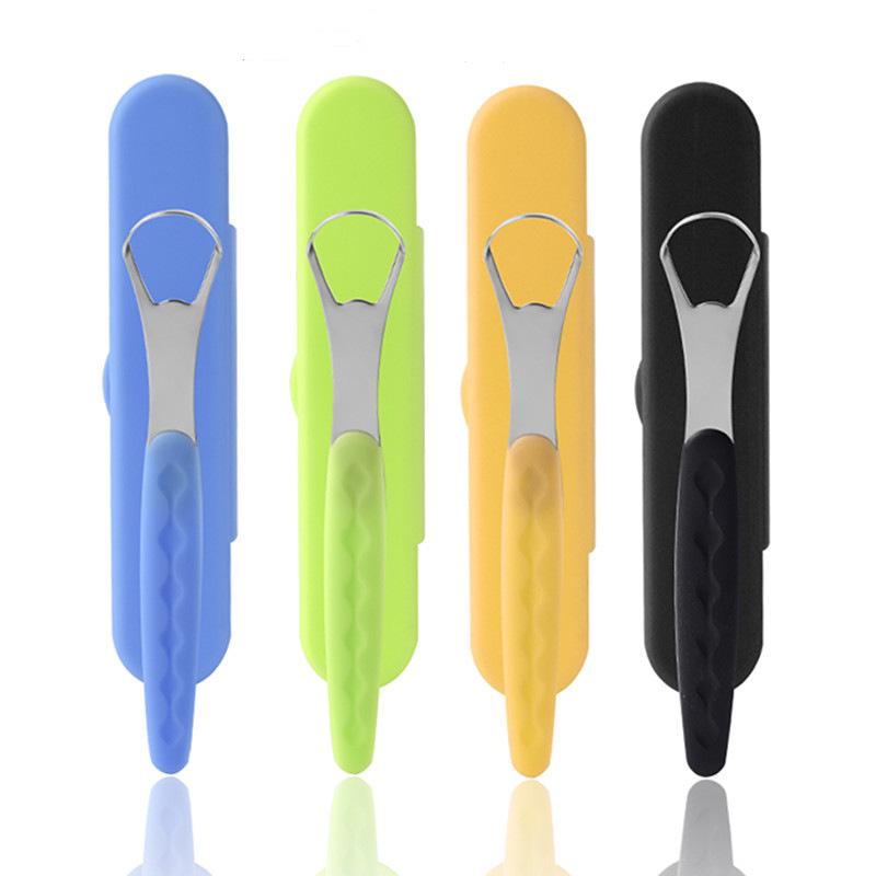 ABS Tongue Scraper and Coating Cleaner - Boxed Tongue Cleaning Tool