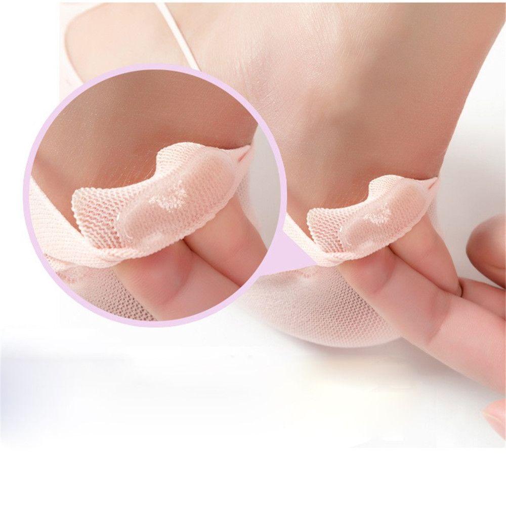 Breathable Invisible Women Five Finger Sock Anti skid Liner Low Cut Ankle Socks
