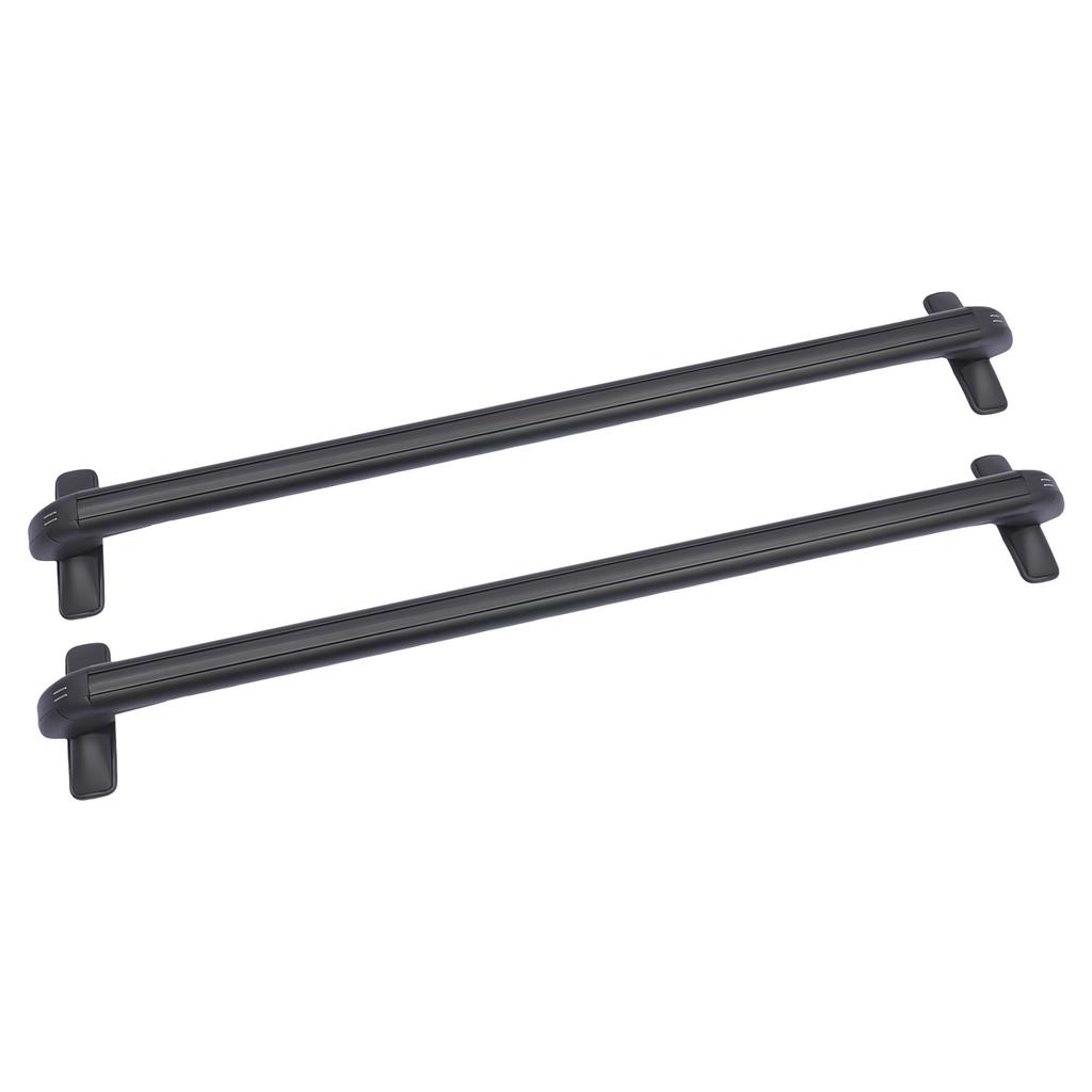 2Pcs Car Top Luggage Rack Car Roof Lockable Luggage Cross Bars Carrier 1m Aluminum Roof Racks Universal Use for 4 or 5 Door Cars