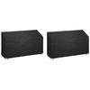 VidaXL Garden Bench Covers 2 Pcs 12 Eyelets 210x70x70-88 Cm PE 3155392