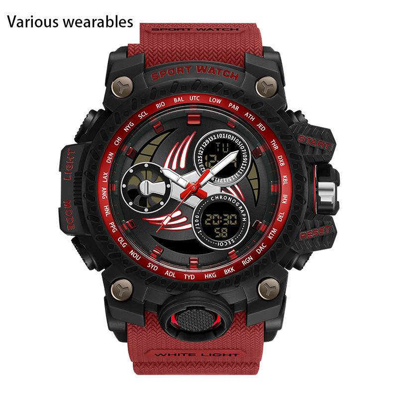 New Youth Electronic Watch Luminous Waterproof Fashion Wind Shockproof Alarm Clock Men's Watch